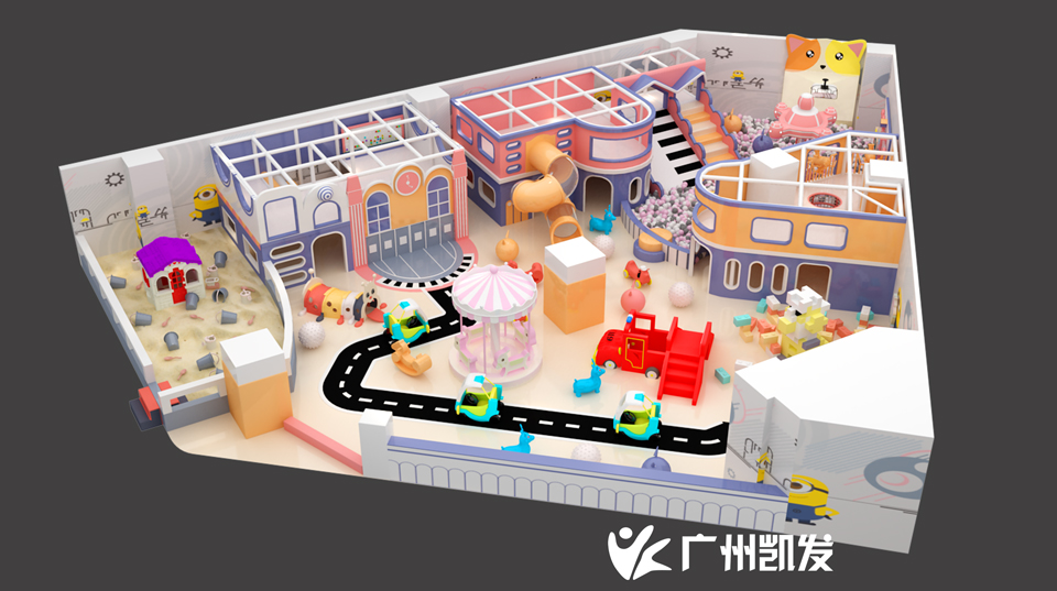 马卡龙系列淘气堡KF-MKL-082