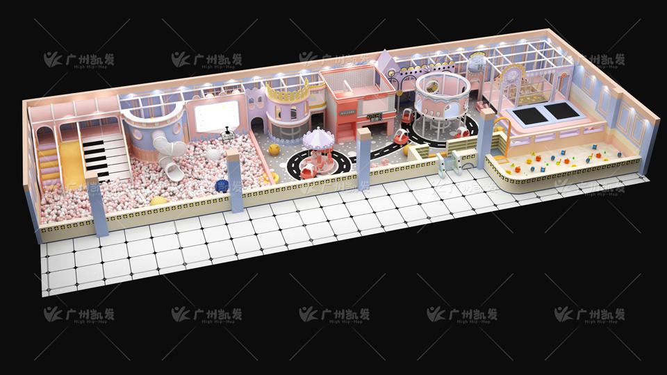 内蒙古包头市314方室内淘气堡